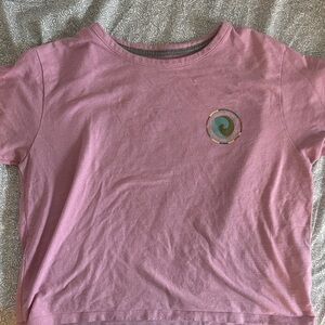 Patagonia' Pink Short-Sleeve Tee with Swirl